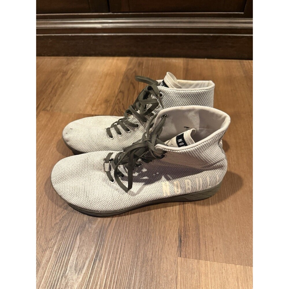 NOBULL Outwork High Top Trainer Superfabric Gray CrossFit Athletic Shoes Mens 12